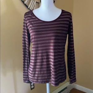 Ann Taylor Beaded Long Sleeve Blouse